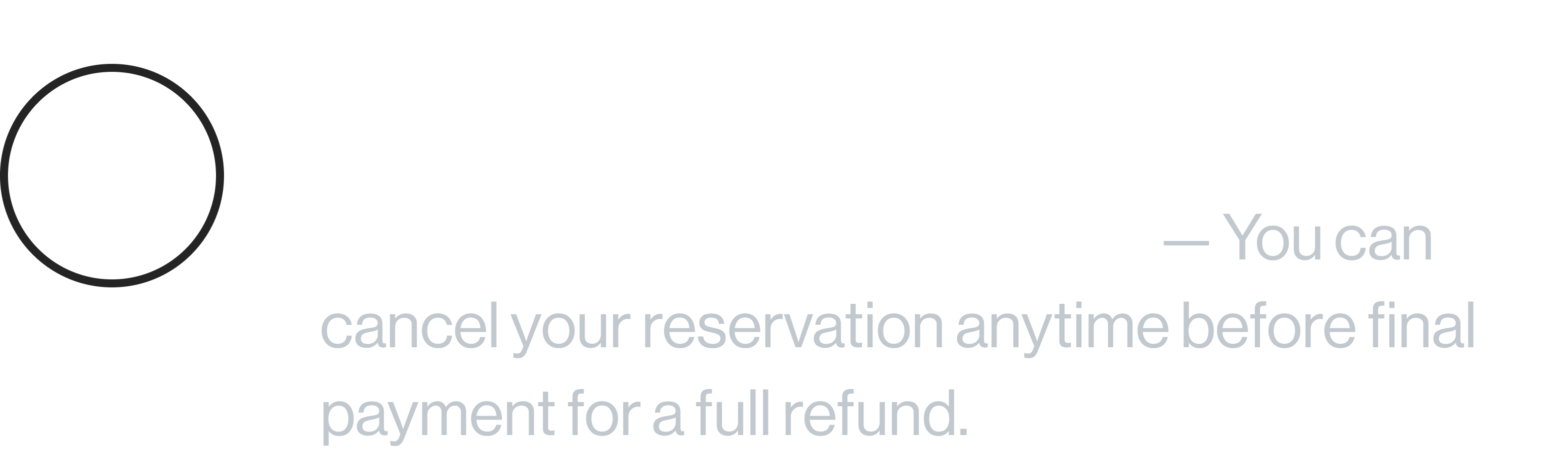 money back guarantee
