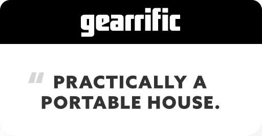 air cruiser tent featured in gearrific: practically a portable house